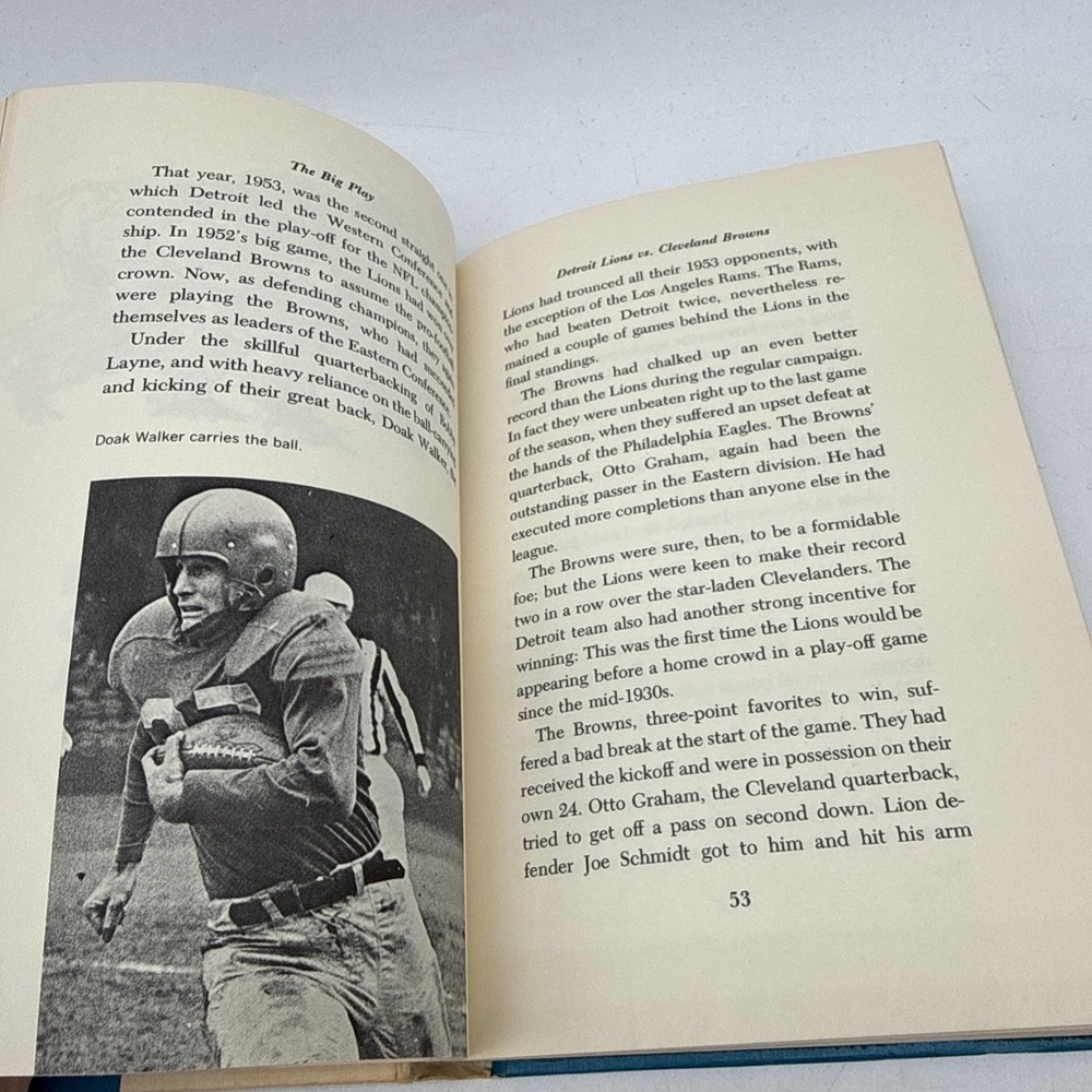 Vintage NFL Hardback Books More Championship Teams & The Big Play Lot of 2 - Picture 7 of 16